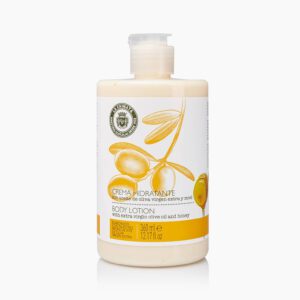 Bio Hydraterende lichaam crème met extra vierge olijfolie en honing 360ml