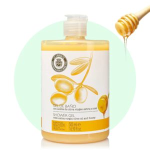 LaChinata Douche gel met extra vergine olijfolie en honing 500ml