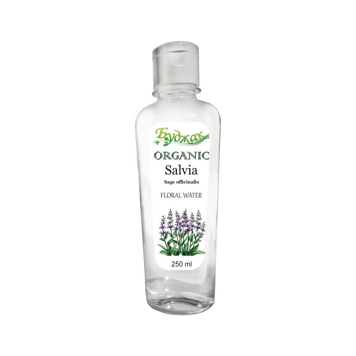 Biologische Salvia bloemwater - vermooide huid - anti-oxidant - huid en haar verzorging 250ml