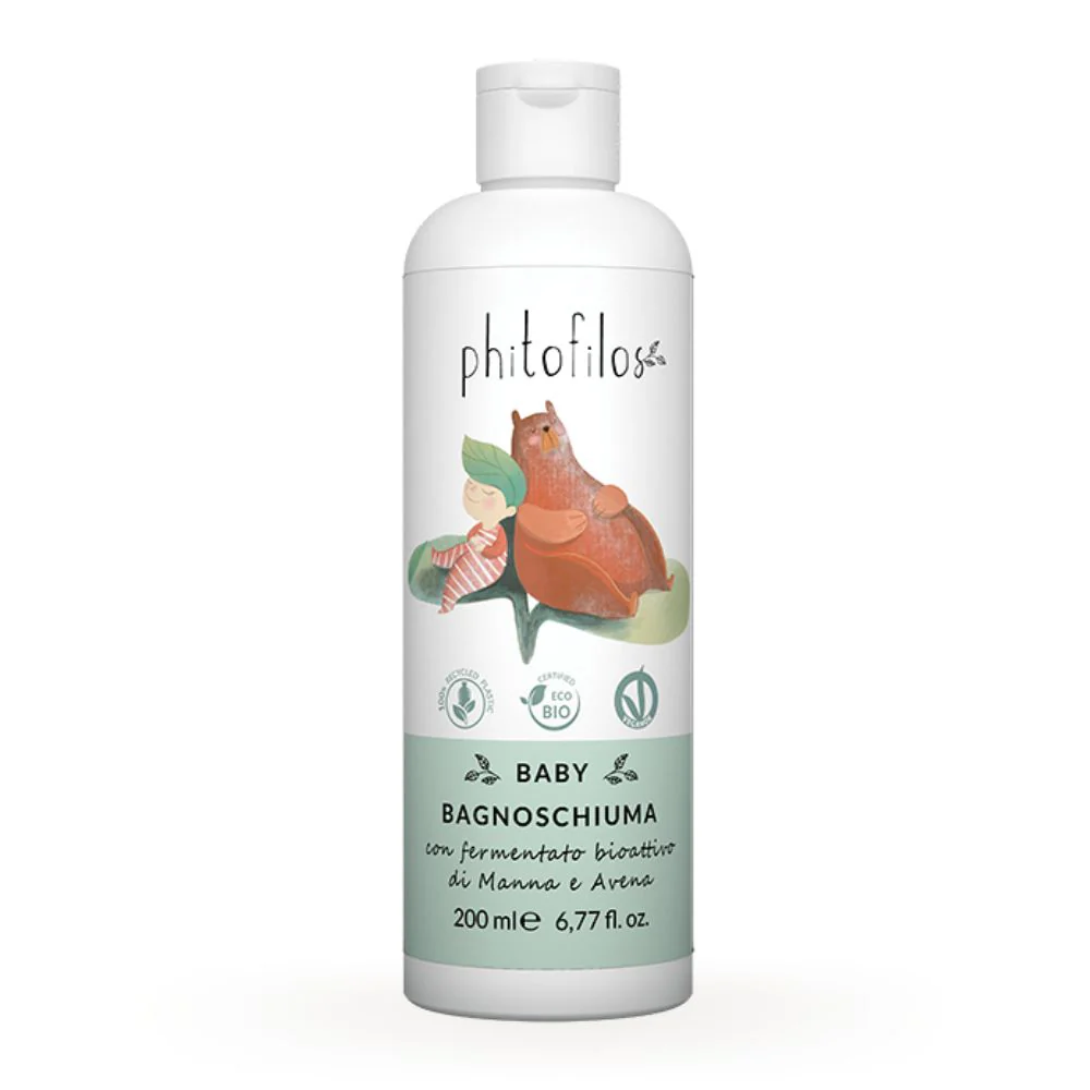 Biologische Phitofilos baby douchegel - zacht reinigend - met bioactieve extracten - respecteert de lichaam 200ml (kopie)