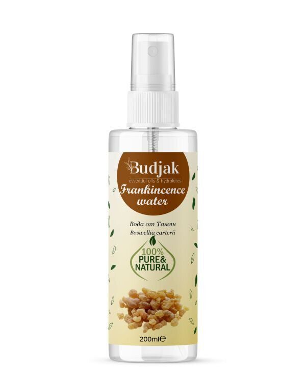 Biologische Wierook (Boswellia carterii) bloemenwater - gevoelige huid - kalmeert en verfrist 200 ml.