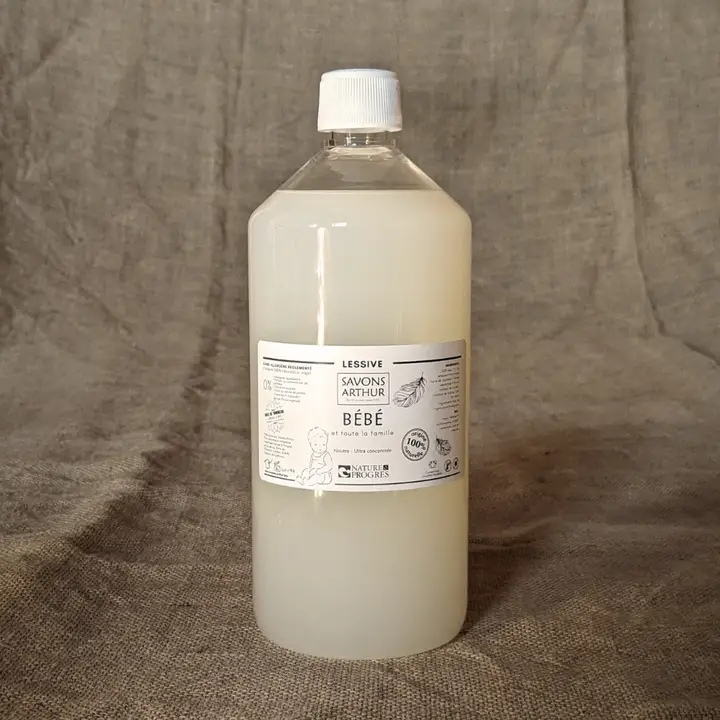 Savons Arthur Organisch Babywasmiddel met biologische zonnebloemolie - delicate was - wol - gevoelige huid 1ltr