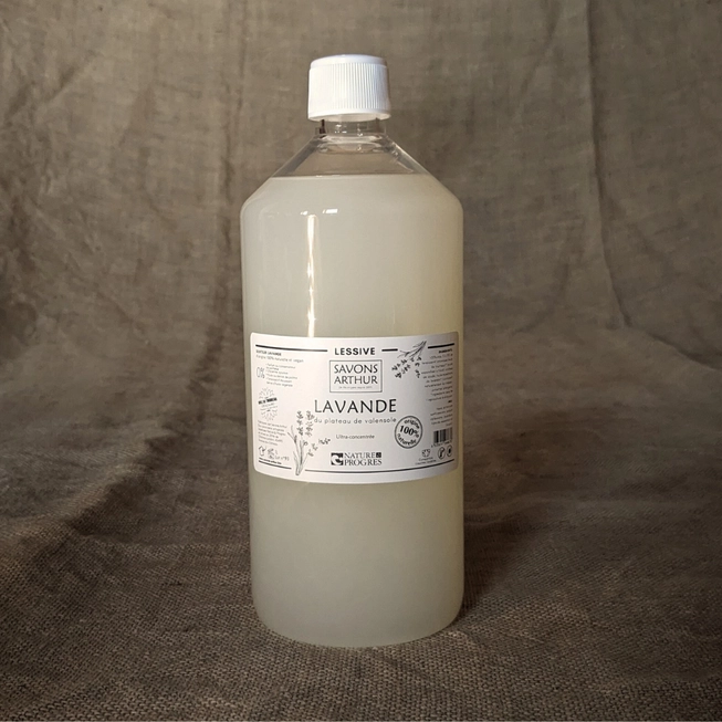 Savons Arthur Organisch Lavendel Wasmiddel - puur en schone kleding - geen verzachter nodig 1ltr