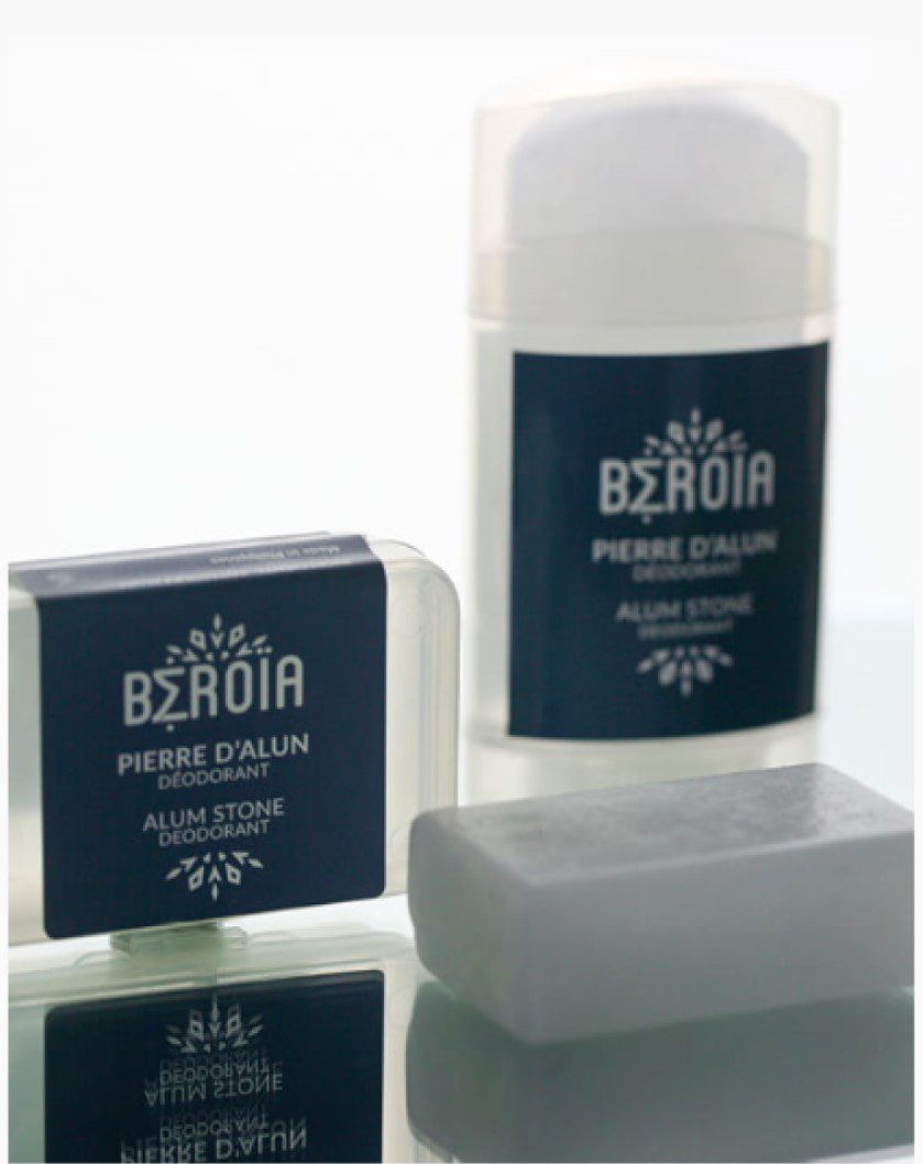 Puur en natuurlijk Aluinsteen deodorant stick - zeer gevoelige huid - doeltreffend - aftershave 100g