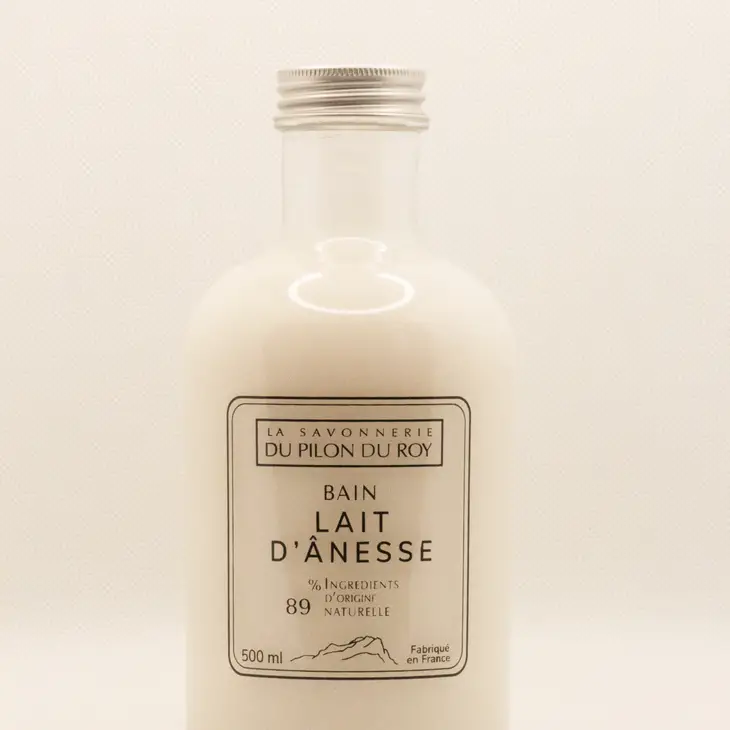 Biologisch Marseille badschuim met ezelinnenmelk - bad melk - luxe spa - handgemaakt in Frankrijk 500ml