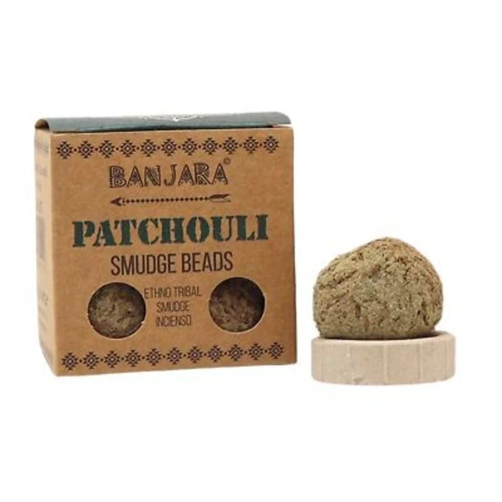 2st x Natuurlijke wierook balletjes - Banjara Smudge Beads - Patchouli 2x5 balletjes