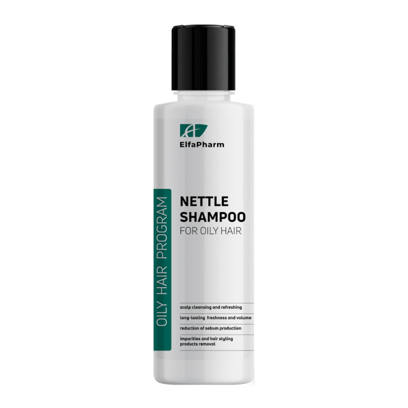 Doeltreffend Shampoo voor Vet Haar met Brandnetel - fris gevoel - grondig reiniging 200ml
