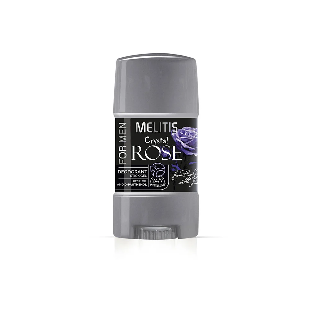 Deodorant stick-gel "Crystal Rose" voor mannen - frisse en schone geur - gevoelige huid 65 g