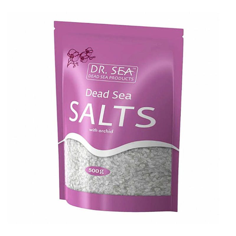 DR SEA - Dode zee Badzout - Orchidee - ontgift de huid - tonifieert - detox 500g