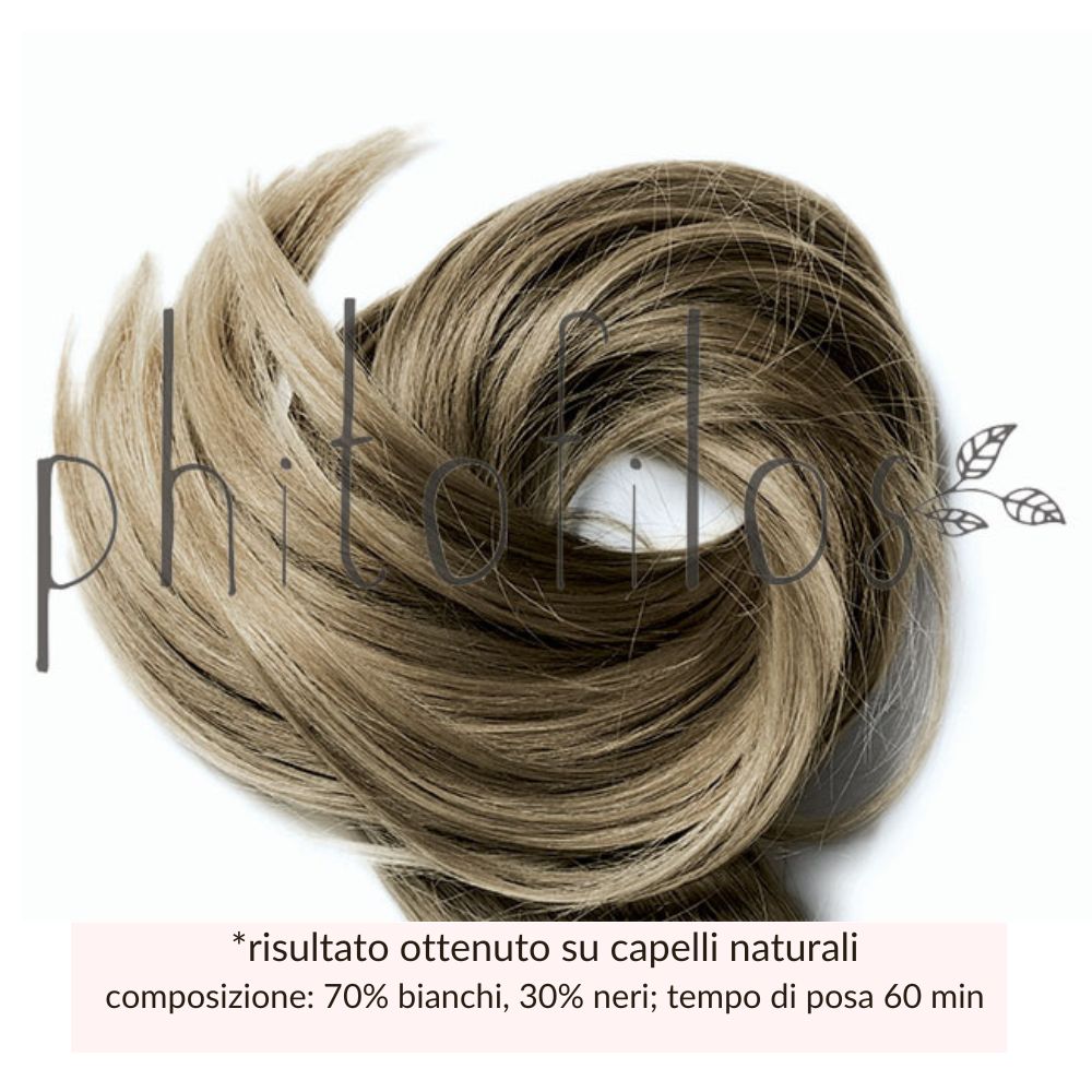 Biologiache haar henna verf poeder - LICHT AS BLOND - (Biondo Ciaro Cenere) - voor blond haar 100gr