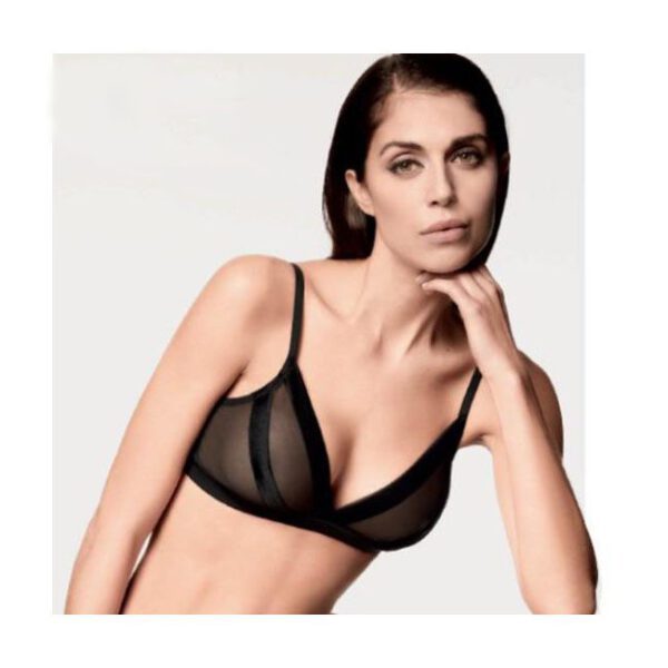 Lormar t-shirt  beha, van tule en lycra, zonder beugels, Maat 75B