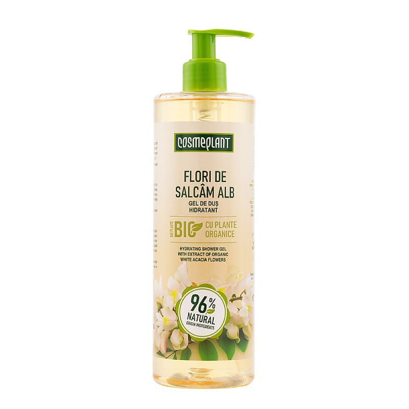 Natuurlijke Hydraterende douchegel - Witte acacia - geurende douche gel voor zijdezachte huid 500 ml