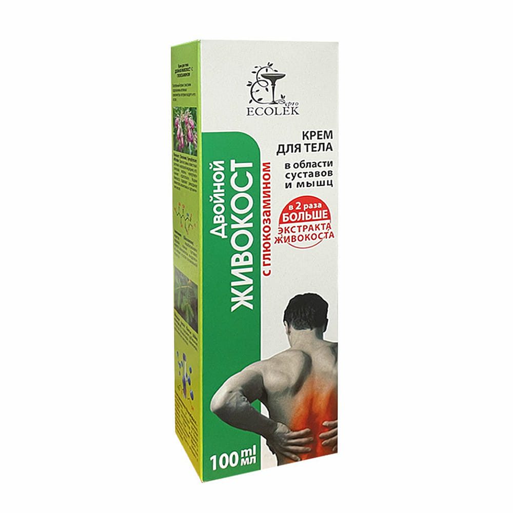 Natuurlijke Bodycrème tegen gewricht pijn - Dubbele smeerwortel met glucosamine - 100 ml