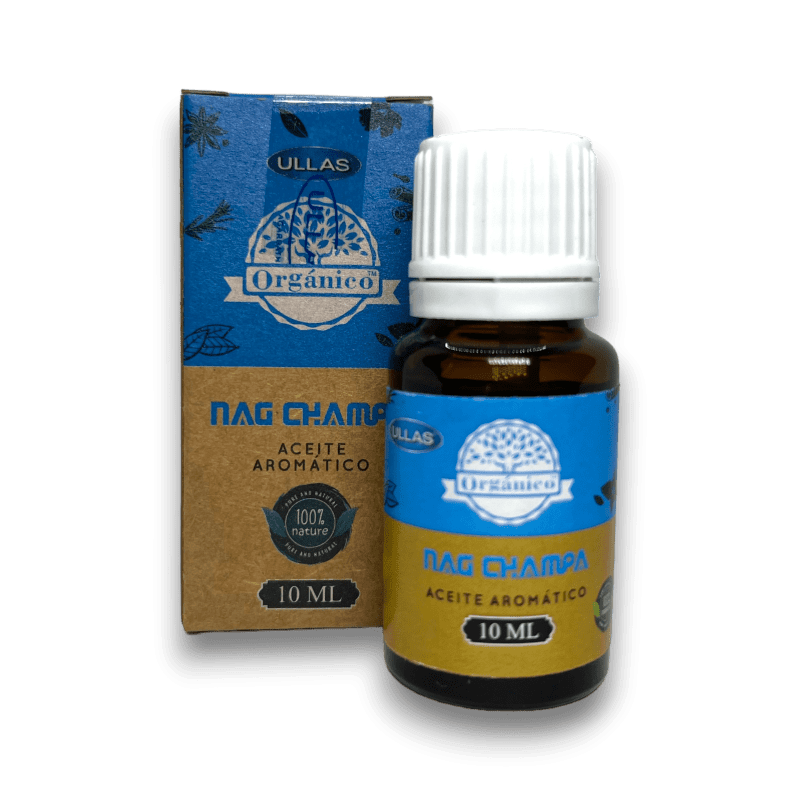 2 stuks Natuurlijke en spirituele geurolie voor huis gebruik - NAG CHAMPA -  mystieke en ontspannende aroma 2x10ml