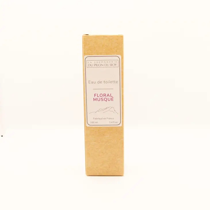 Biologische Eau de toilette Floral musque - gemaakt in Frankrijk - roos, iris en bergamot 100ml - Afbeelding 3
