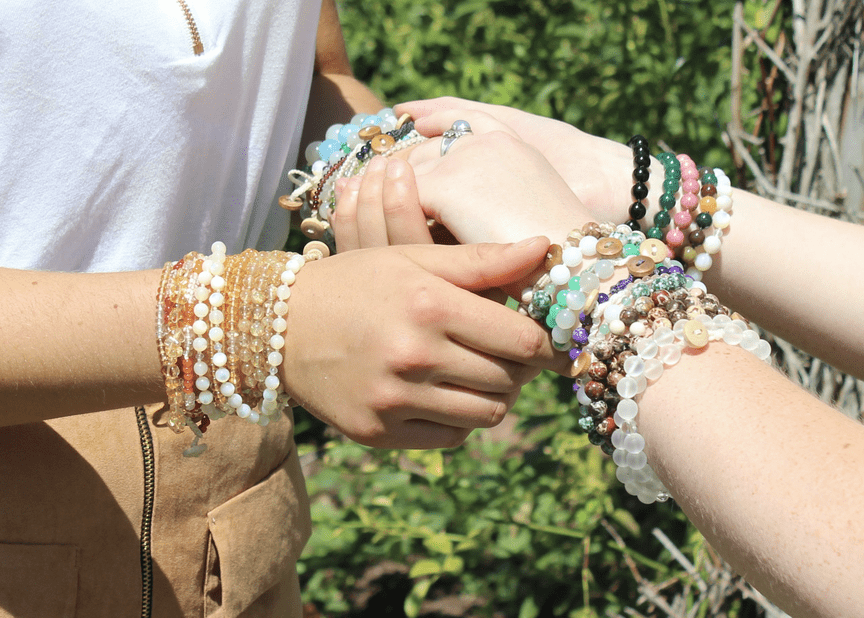 GRATIS Handgemaakt edelsteen armband of ketting - bij bestelling boven 50 euro