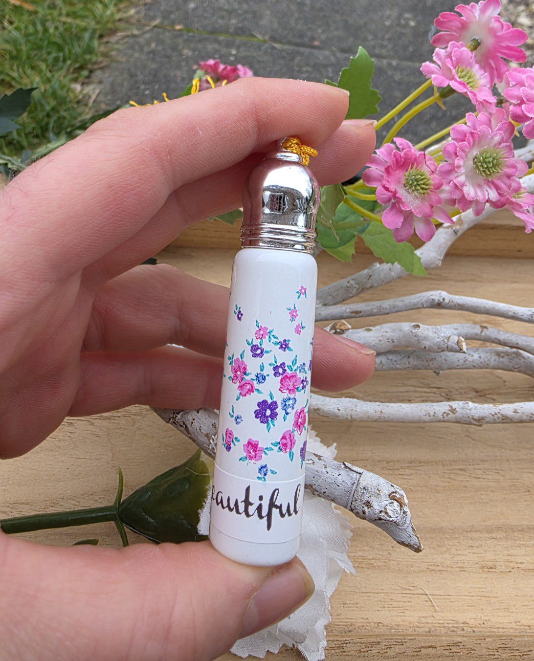 Handgemaakte roll-on geurolie BEAUTIFUL ME - etherische olie - vanille - tonka - clementine 10ml