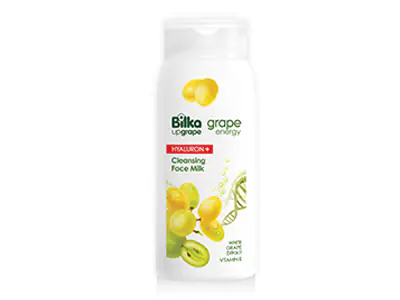 Natuurlijke Reinigingsmelk voor het gezicht met witte druiven HYALURON + - gevoelige huid 200ml