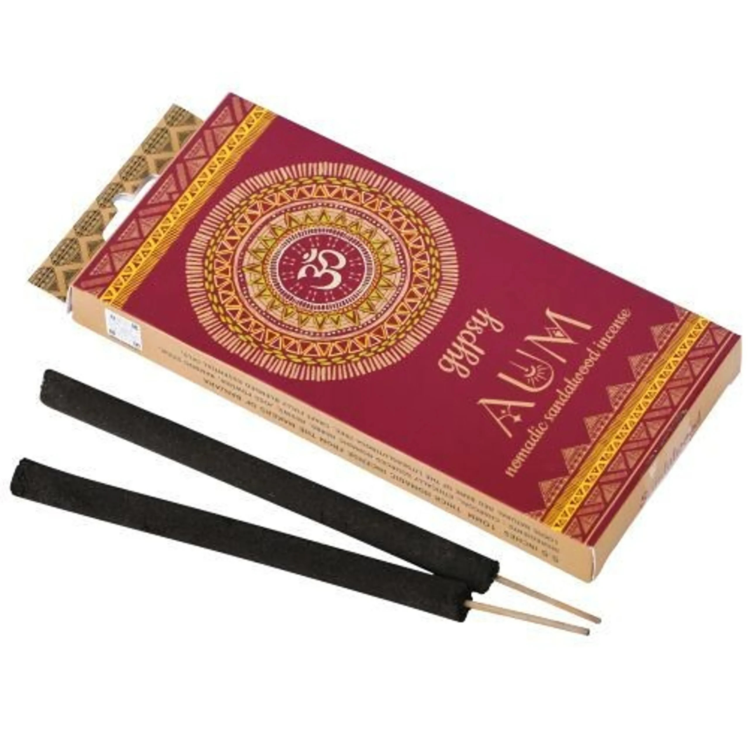 Natuurlijke wierook - Zigeuner Nomadische dikke Wierook smudge - AUM 6 sticks - Afbeelding 2