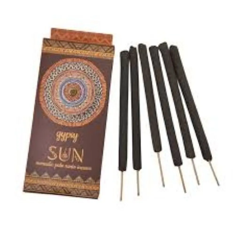 Natuurlijke wierook - Zigeuner Nomadische dikke Wierook smudge - ZON 6 stiks