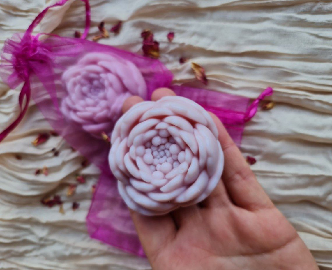 2 stuks Handgemaakte melts met organische soja was - oriëntaalse geur - kast geur hanger - WC geur - 2 stuks