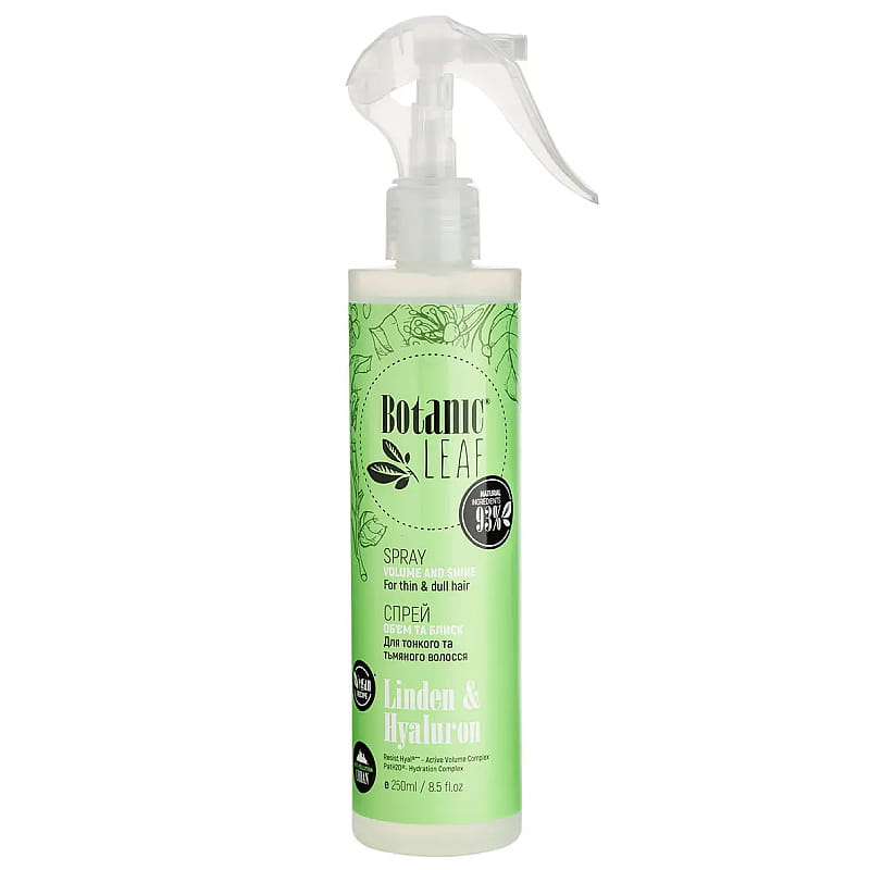 Natuurlijke Haarspray - Volume en Glans - met linden en lijnzaadolie - Resist Hyal-complex  250 ml