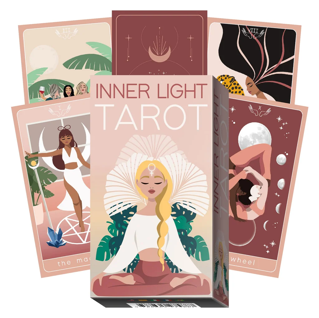 Inner Light Tarotkaarten Lo Scarabeo - elegante beelden - vrouwelijk - 78 kaarten