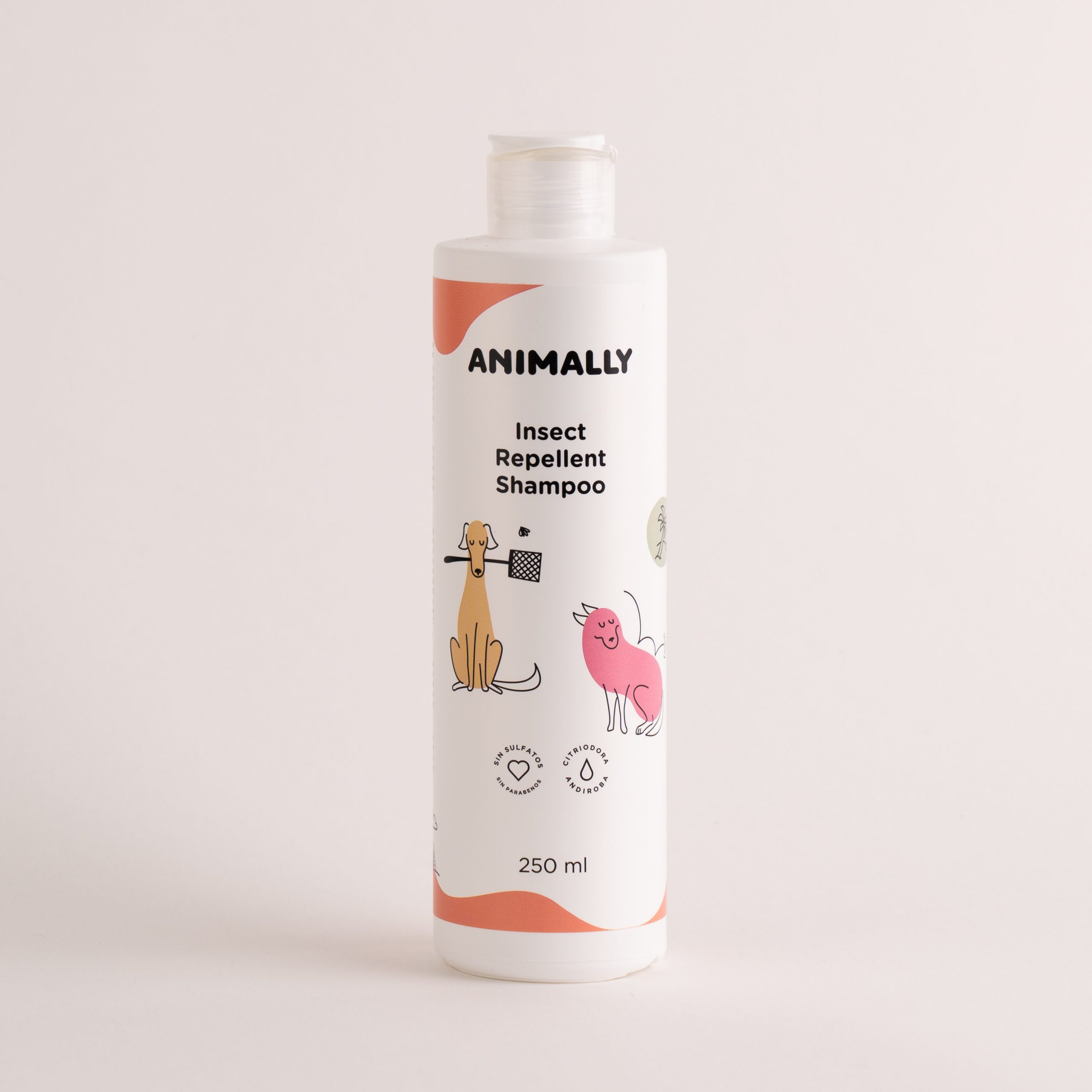 Animally Biologische Dieren shampoo tegen insecten - vlooien - katten en honden 250ml - Afbeelding 3