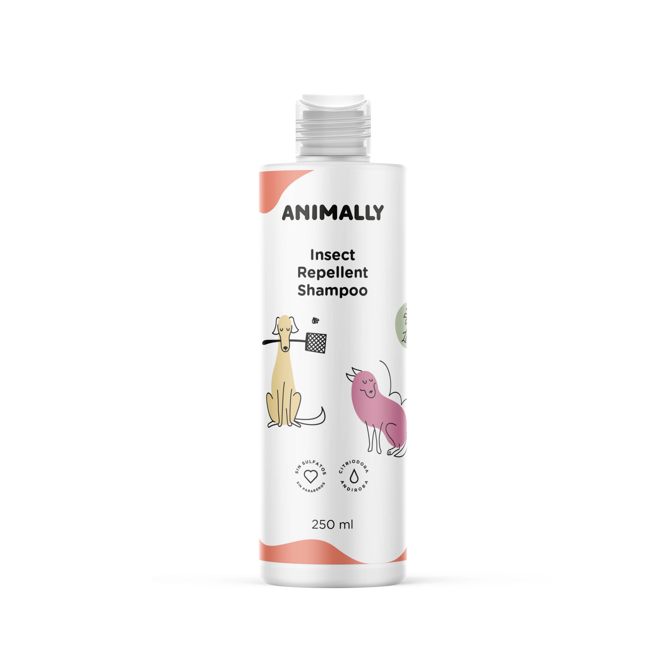 Animally Biologische Dieren shampoo tegen insecten - vlooien - katten en honden 250ml - Afbeelding 4