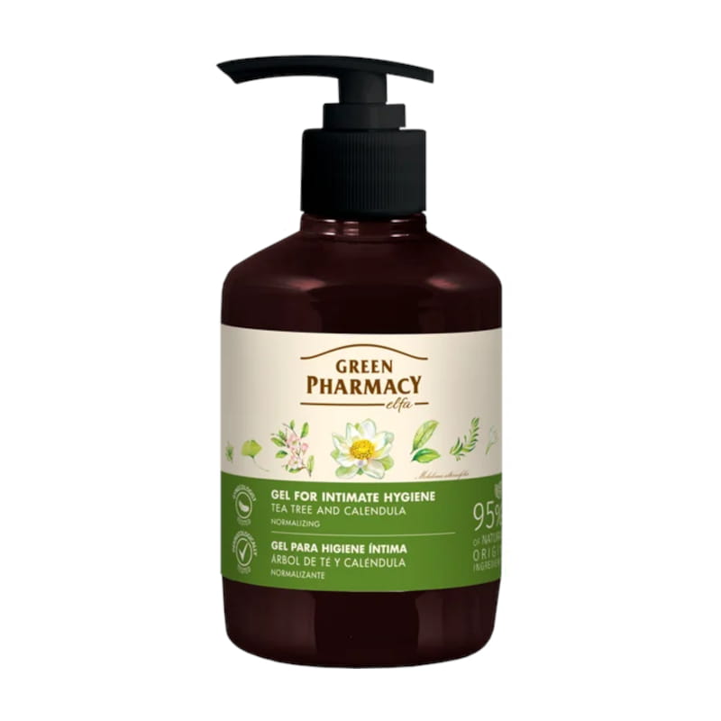 Natuurlijke en zachte Intieme hygiëne was emulsie - Tea Tree - gezonde microflora - antibacterieel 370ml