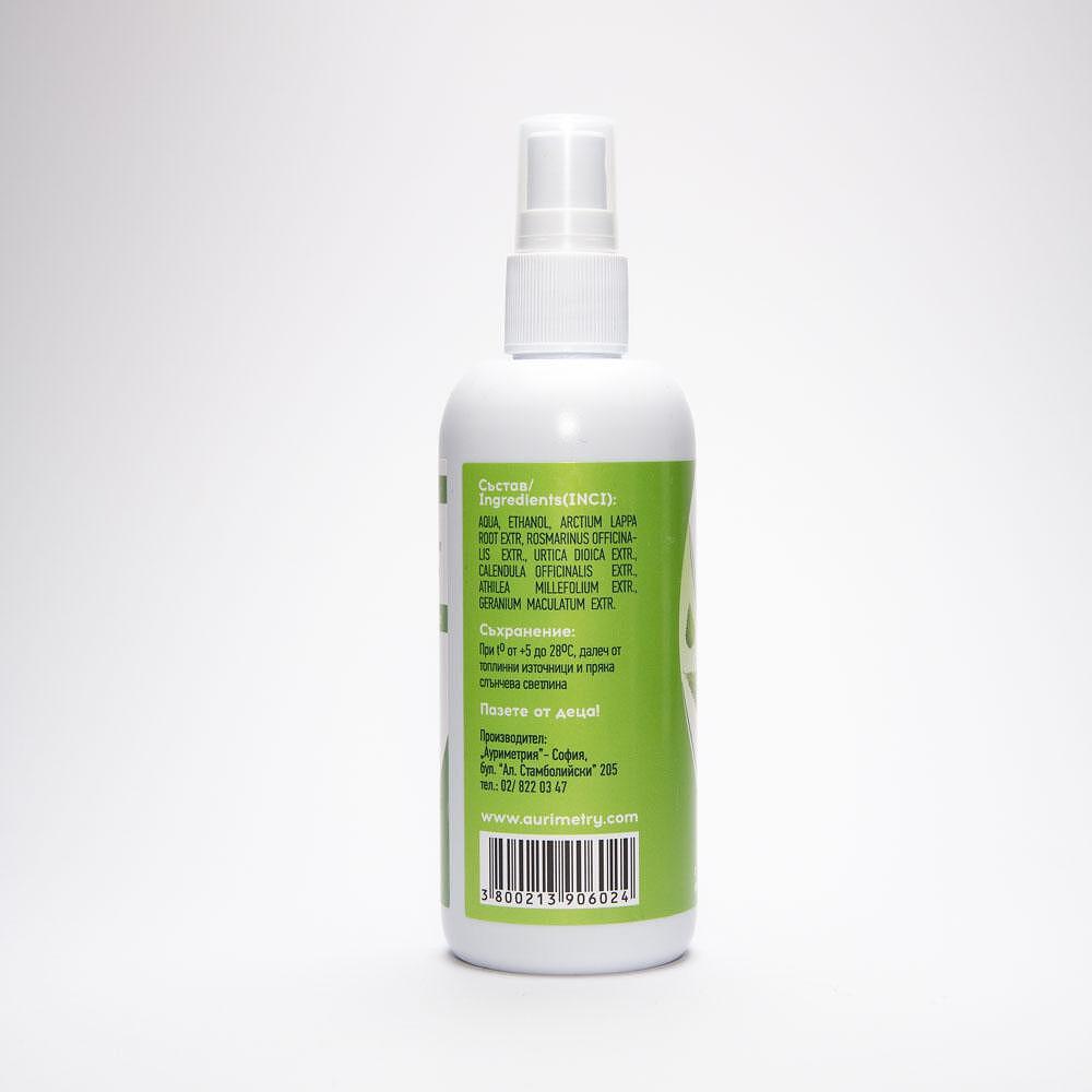 Билков лосион за коса с коприва и репей