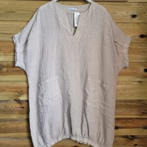 linnen-jurk-elastich-beige1