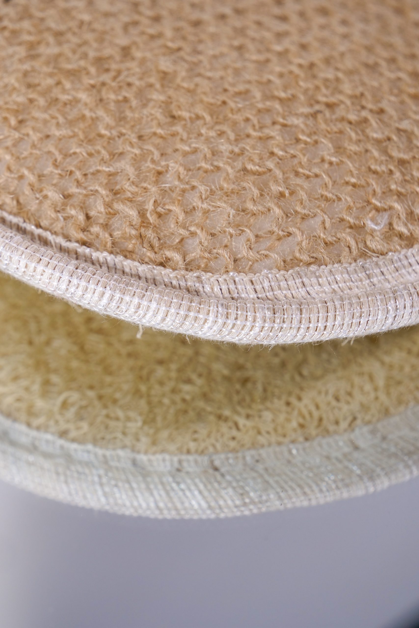 Puur en natuurlijk Loofah-handschoen - douche - hammam - scrub de huid - tweezijdig 1st - Afbeelding 4