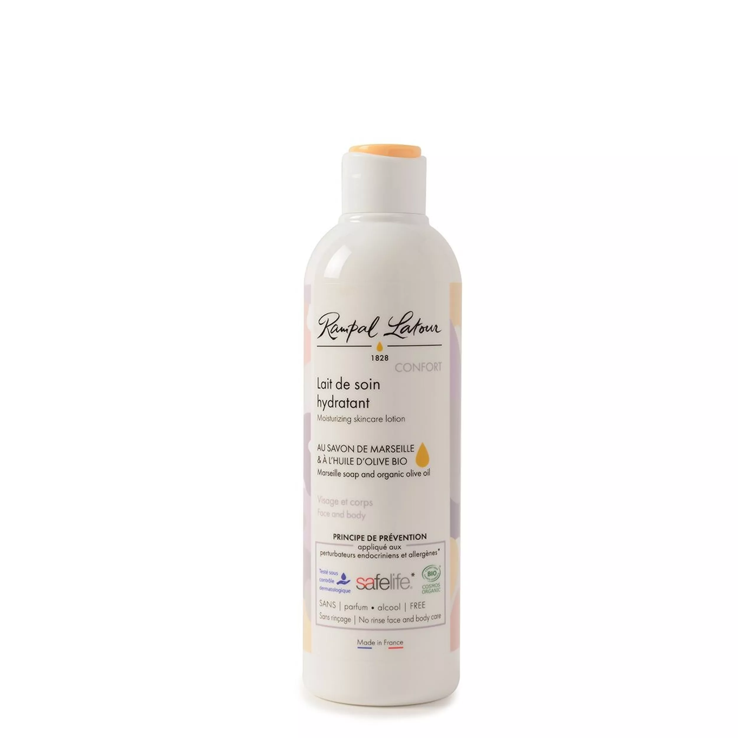Gecertificeerd biologisch Franse comfort hydraterende gezicht en lichaam verzorgingsmelk - geurvrij 250ml - Cosmos Biologisch