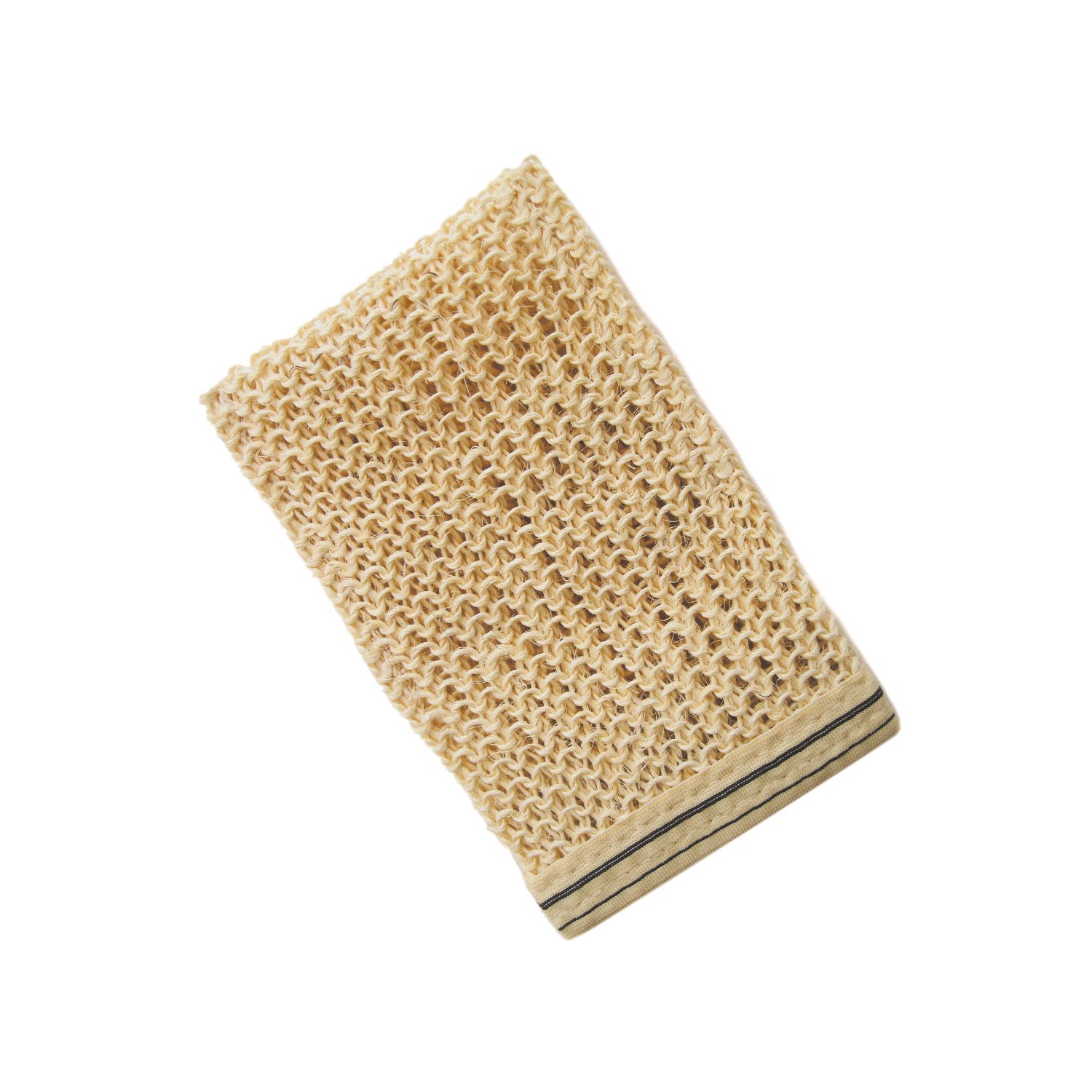 Duurzame sisal massage handschoen - exfolieert de huid - grote formaat - hamam ervaring 1st
