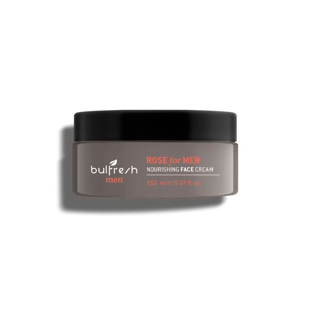 Traditionele Bulgaarse rozenolie en Q10 hydraterende en verjongende gezicht crème voor mannen 150ml
