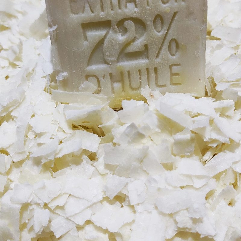 Ecologische Marseille kokos zeep wasmiddel vlokken - doe het jezelf - duurzaam en zeer doeltreffend 1kg