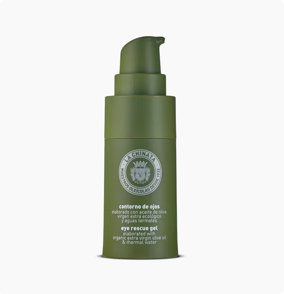 La Chinata Oog contour gel - verheldert en vermindert wallen en kringen - olijfblad extract 20ml