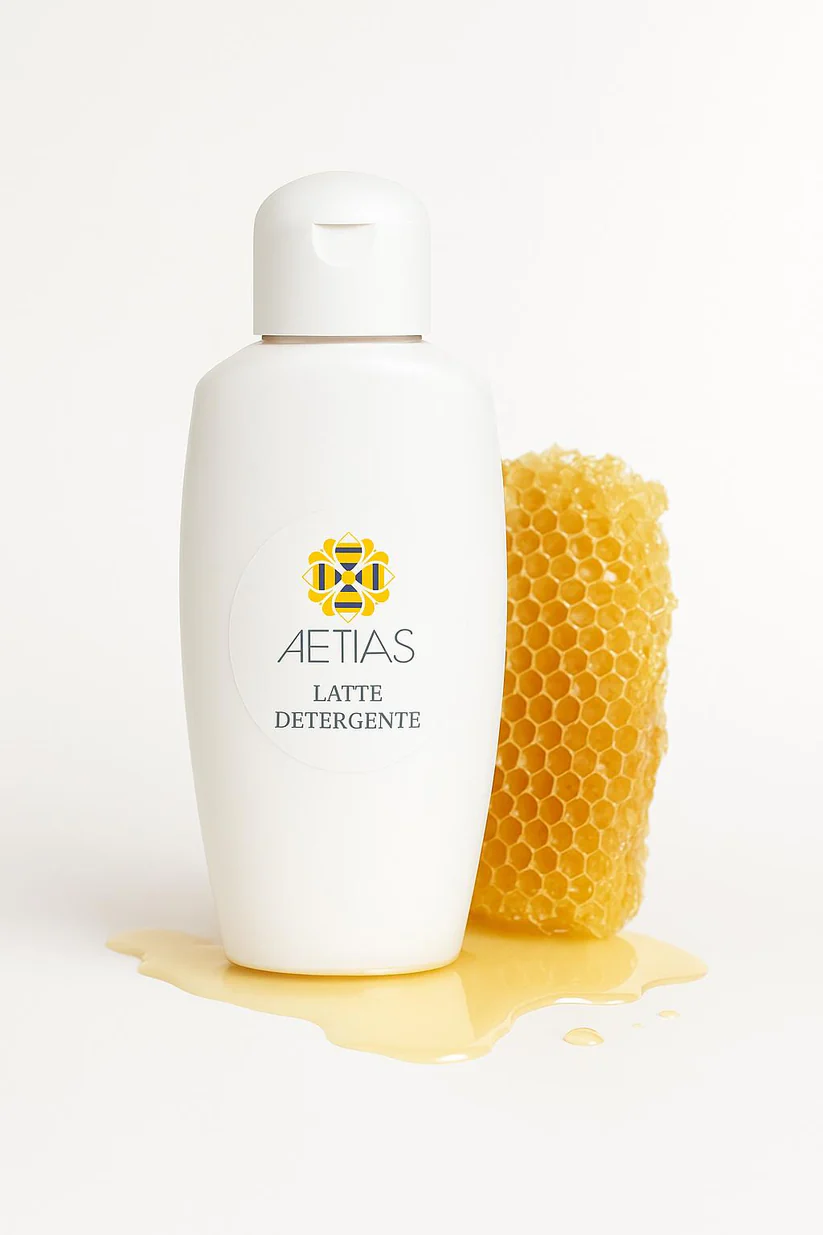 Natuurlijke honing gezicht reinigende melk - gevoelige huid - geurvrij - aloevera en karite