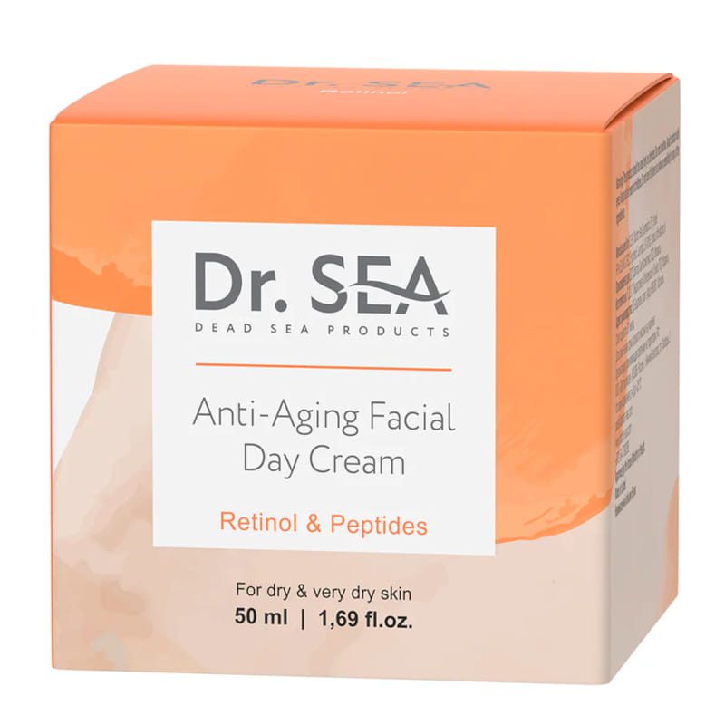 Dr. SEA Anti-Aging en Lifting Gezichtsdagcrème – Retinol & Peptiden - verheldert en verjongt - dode zee mineralen 50 ml