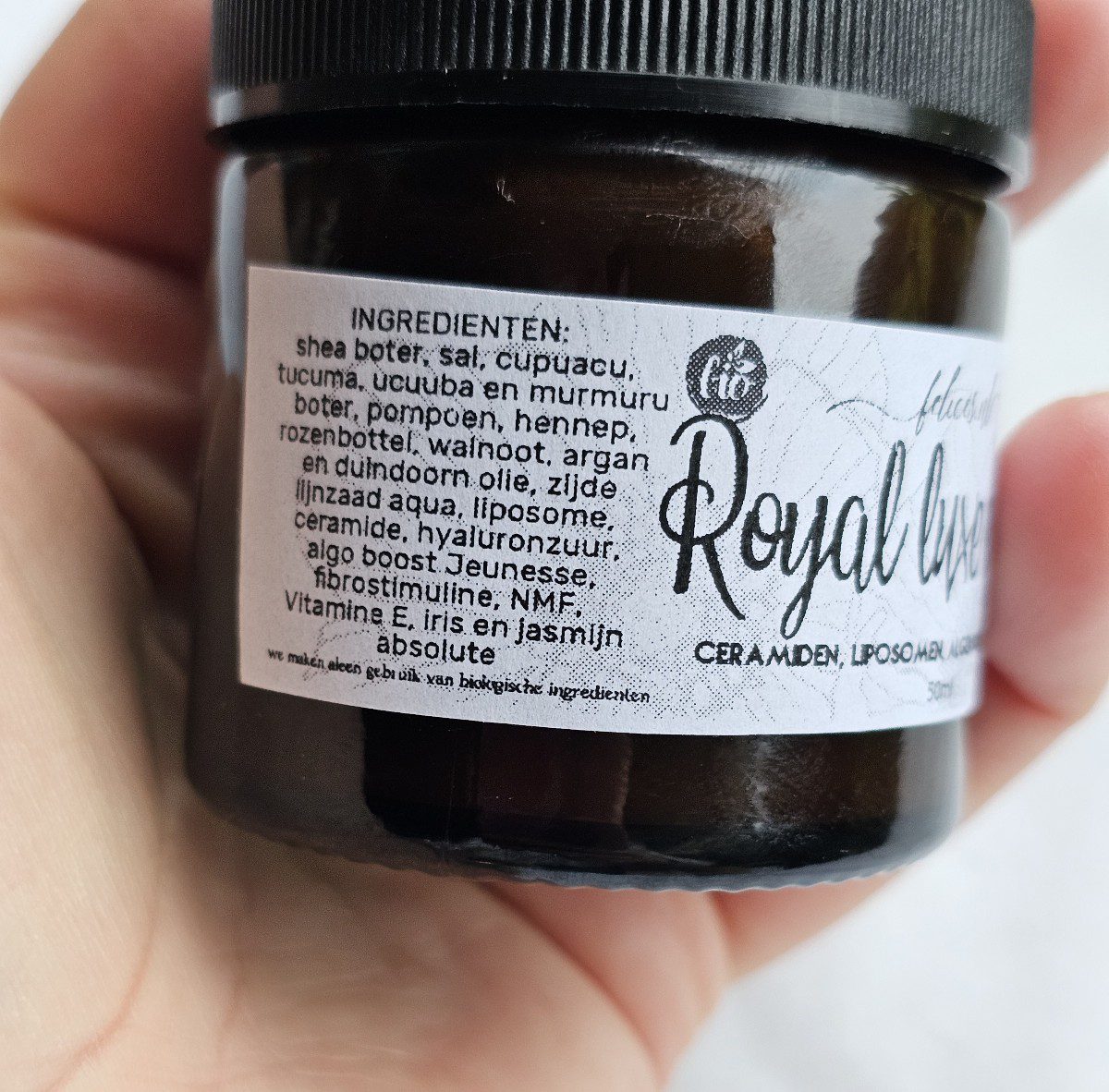 Royal luxe cream - handgemaakter rijke creme voor verouderde en verzwakte huid - herstelt en verjongt 60ml