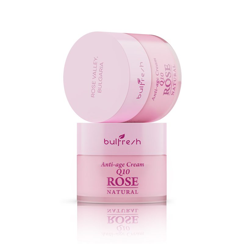 Traditionele Bulgaarse rozenolie Anti-age gezicht crème met co-enzym Q10 50 ml