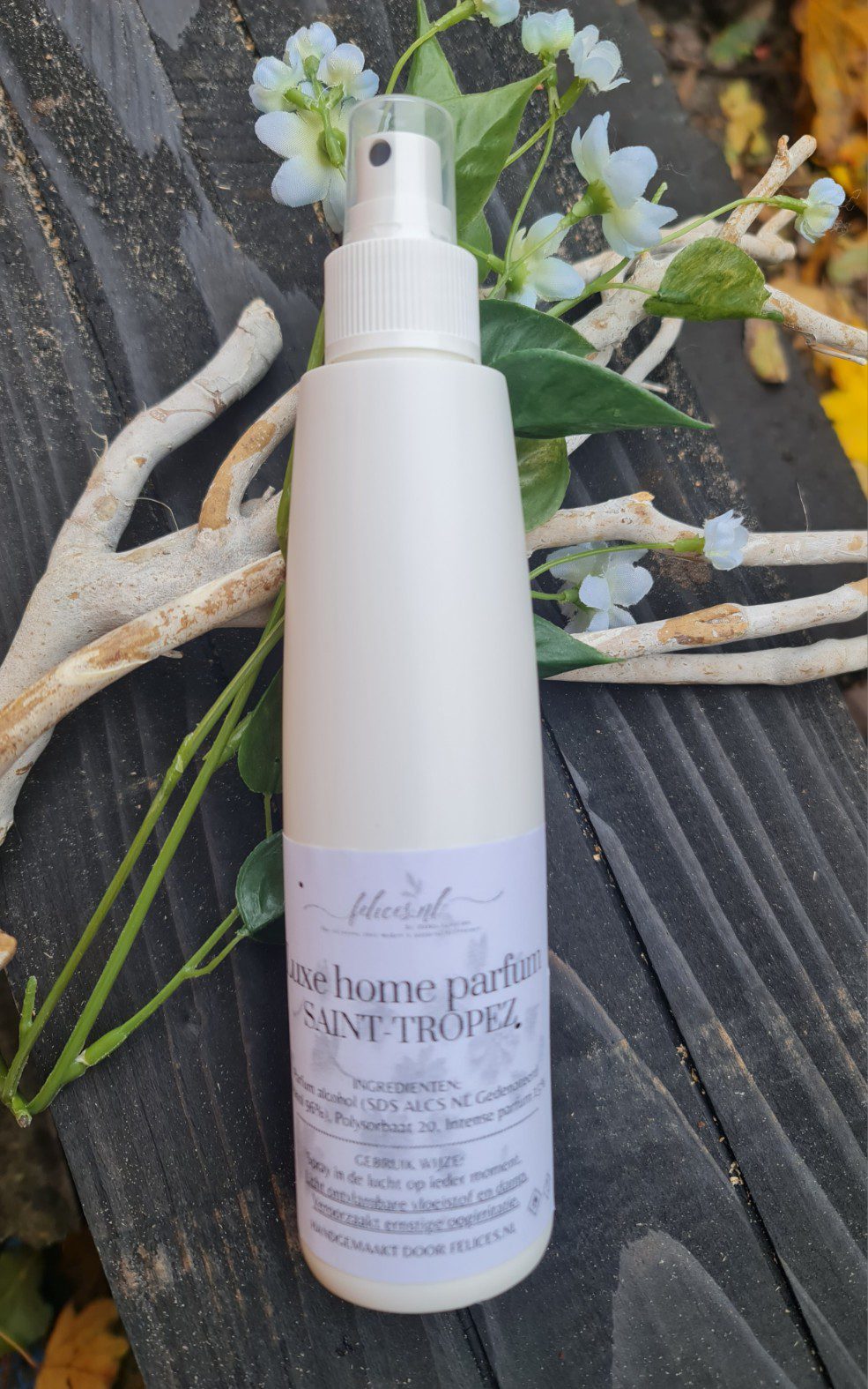 Luxe handgemaakte Interieur parfum spray - kamer spray - sfeer - SAINT-TROPEZ - zachte gevoel- subtiel 200ml