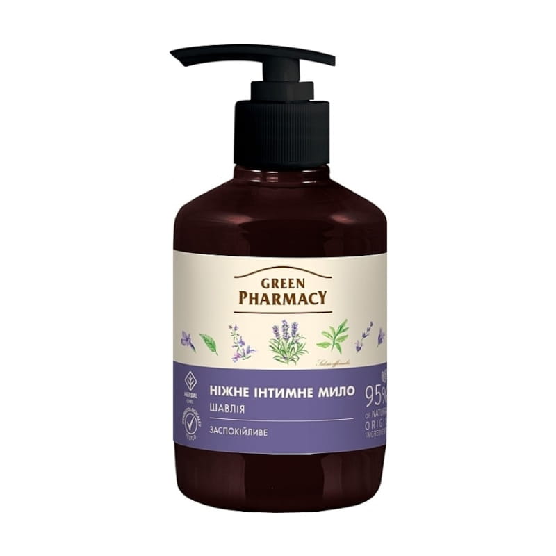Puur natuurlijk Gel was voor intieme hygiëne Ontstekingsremmend - met salie - panthenol en allantoine 370ml