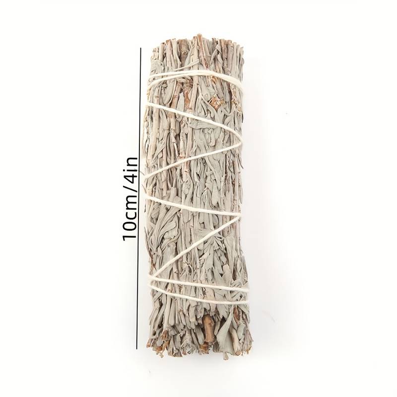 2 stuks Natuurlijke Witte salie bundel - smudge - handgemaakt - spiritualiteit 2x11cm - Afbeelding 5