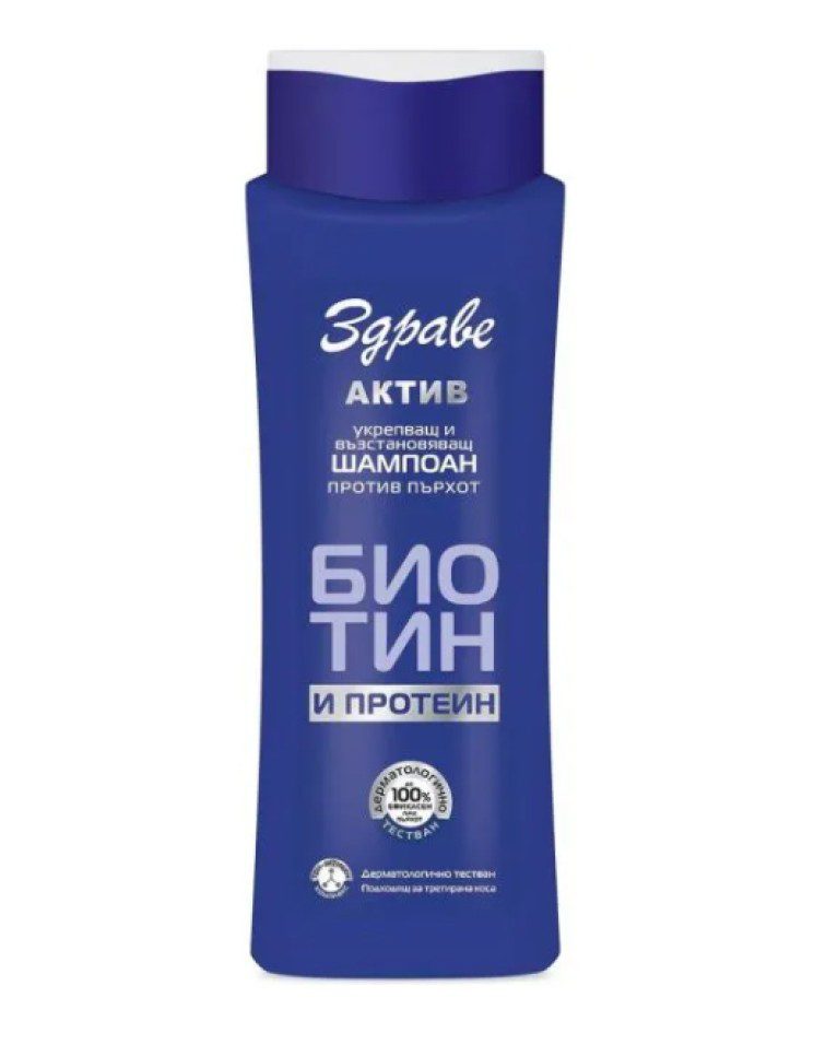 Herstellende anti-roos shampoo met Biotine en Proteïne - Piroctone olamine - doeltreffend tegen haar uitval 390ml