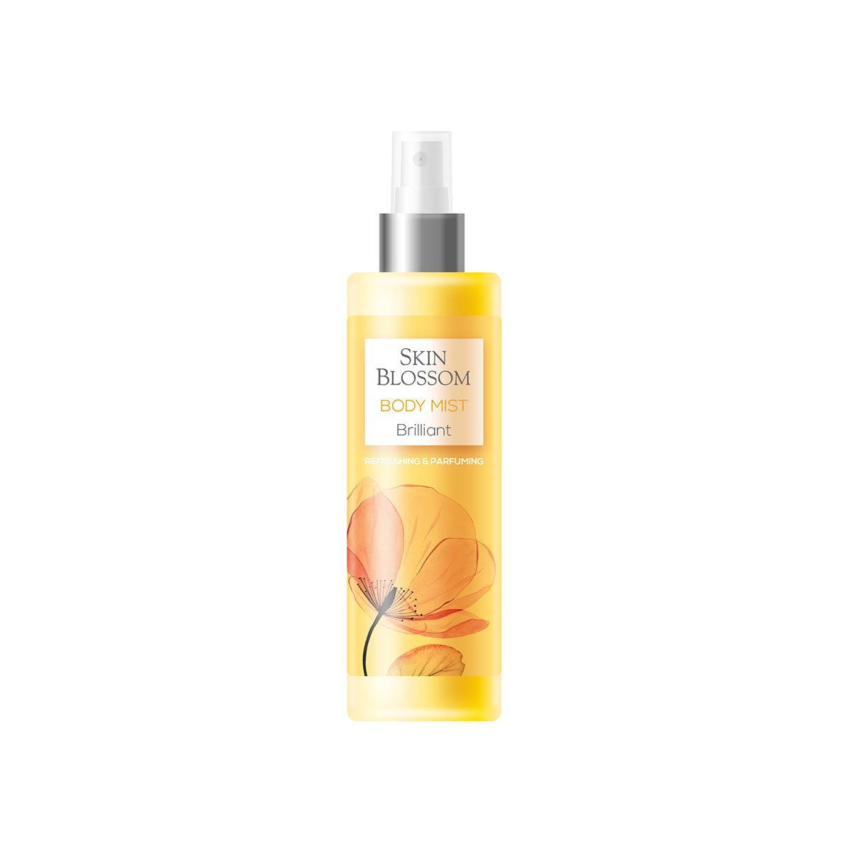 Natuurlijke body mist Brilliant - zachte geur - subtiel glanzend huid - 200ml