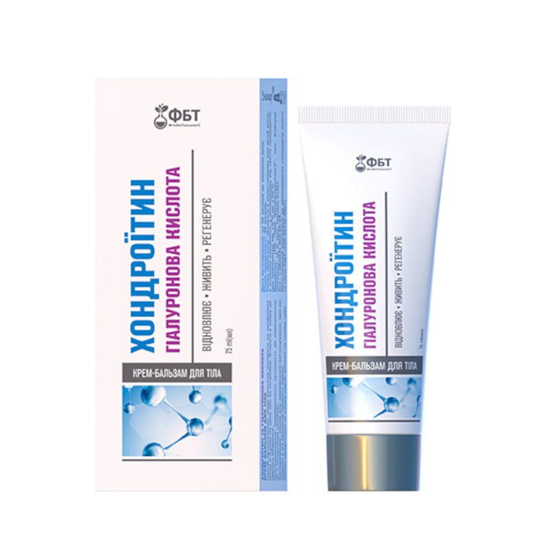 Doeltreffende lichaamsbalsem met chondroïtine en hyaluronzuur - gewrichten en spieren 75 ml