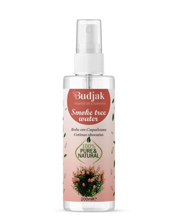 Biologische Sumak / Tetra (Cotinus coggygria) bloemenwater - acne geïrriteerde huid - vaginale - zuivert 200ml