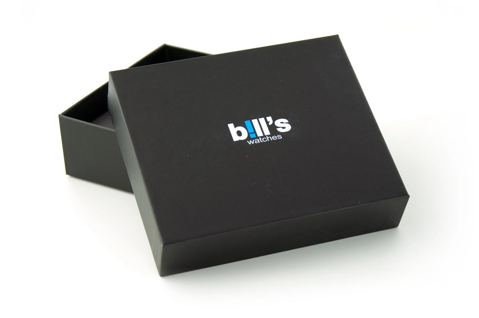 Bill´s Zwitserse Horloge Trendy Satijnen armband - DONKERGOUD - wisselbare armbanden in 3 kleuren - Afbeelding 3